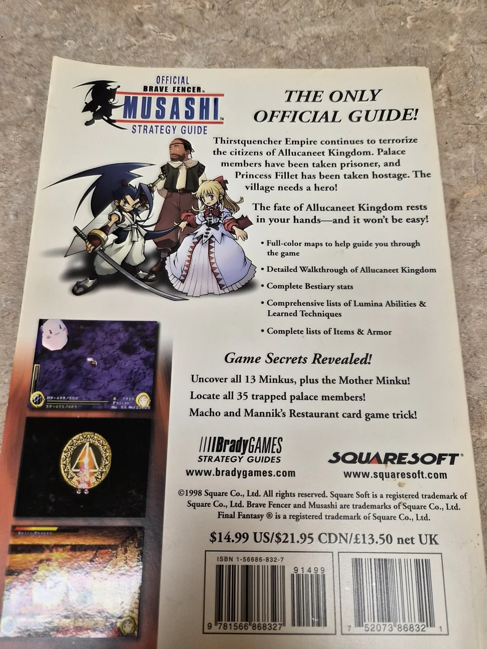 Brave Fencer Musashi Strategy Guide